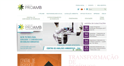 Desktop Screenshot of proamb.com.br